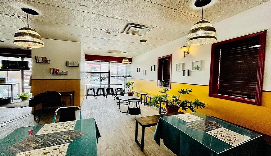 Insight view of a commercial space