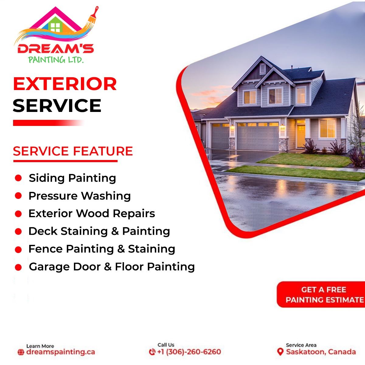 Exterior painting services