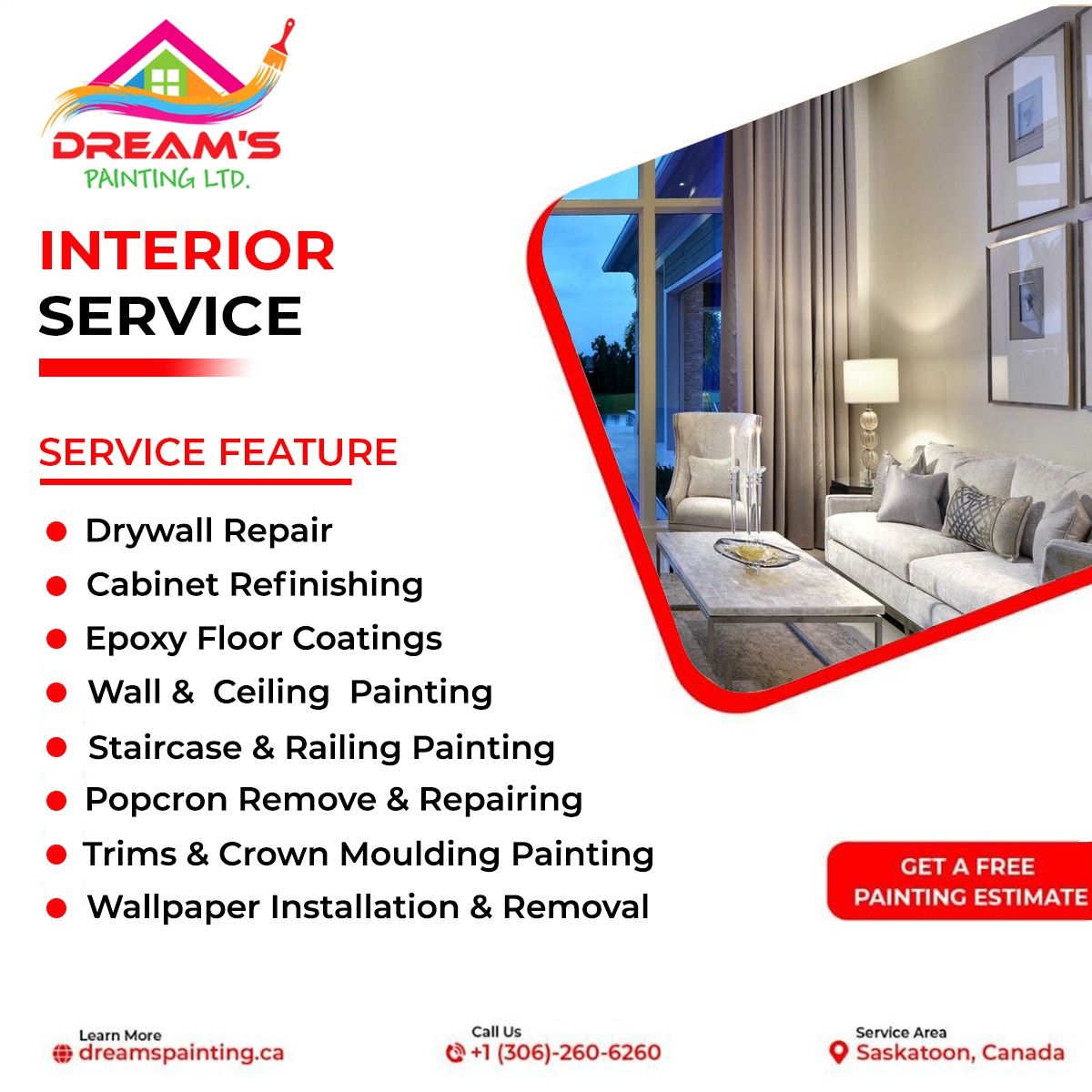 Comprehensive interior design services for homes and businesses