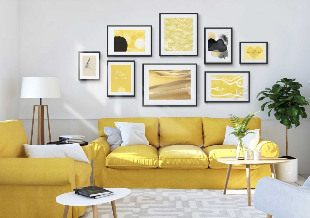 Image of colourful interior painting services